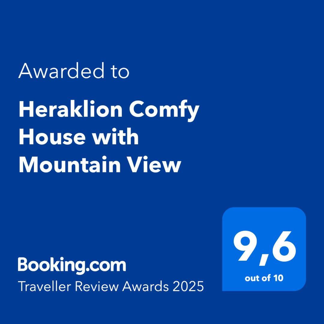 Heraklion Comfy House With Mountain View Kültér fotó
